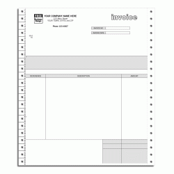 Continuous Service Invoice