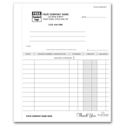 Lined Statement Business Forms