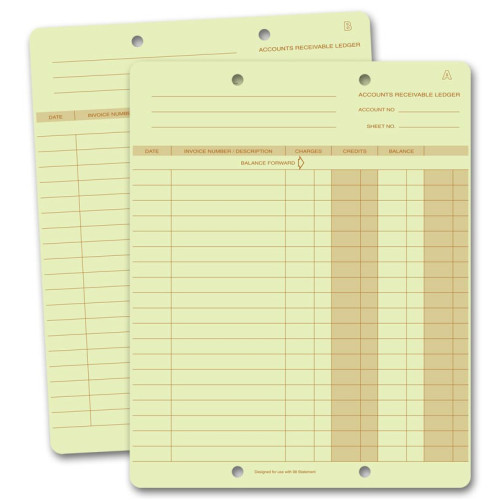 Accounting Ledger Cards 