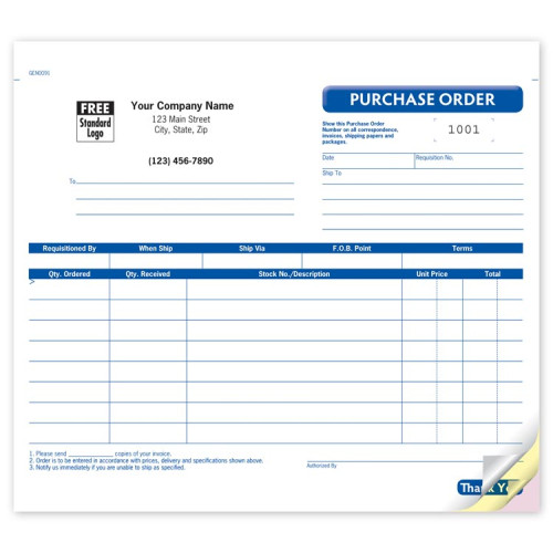 Purchase Order, Small 