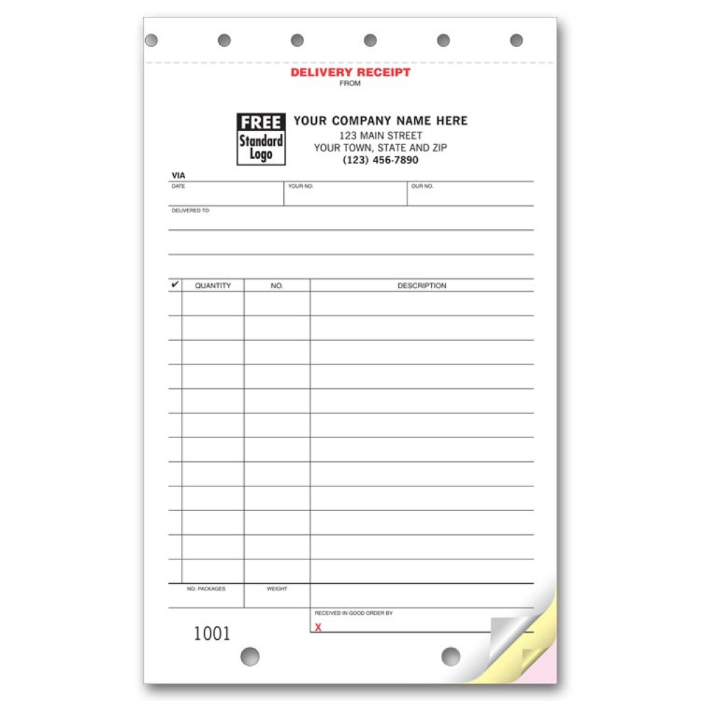 Delivery Receipt Forms 