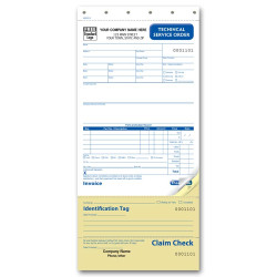 Technical Service Carbonless Business Forms