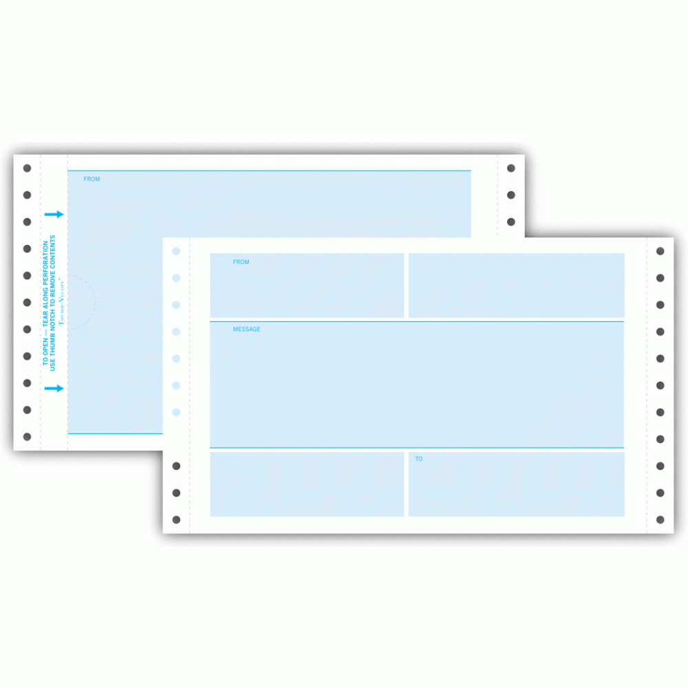 Continuous One-Way Self Mailer - Imprinted 