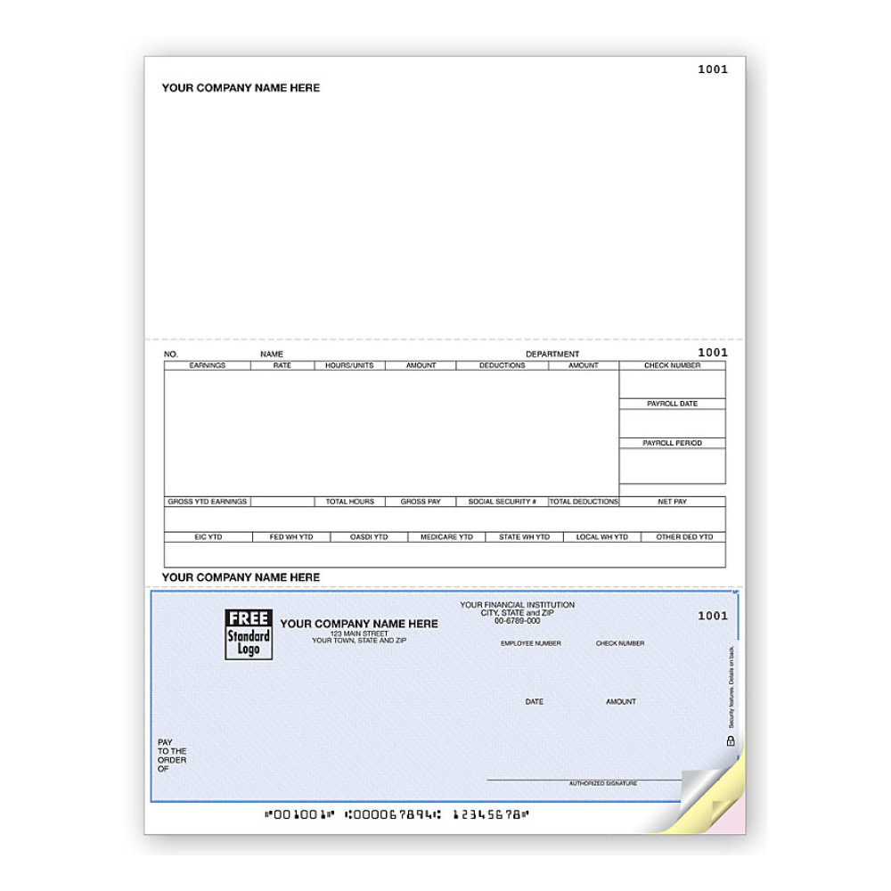 Laser Checks, Payroll, Compatible With DacEasy 