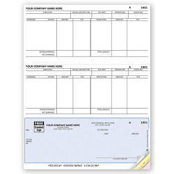 Laser Bottom Payroll Check