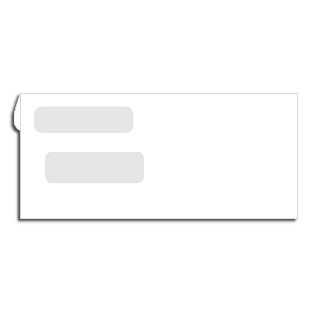 Double Window Envelopes for Checks 