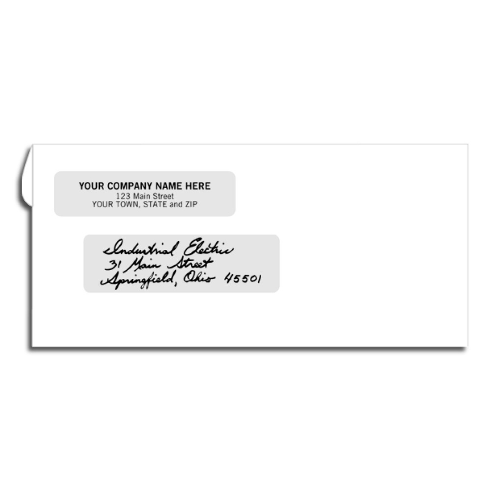 Corporate Double Window Security Envelopes 