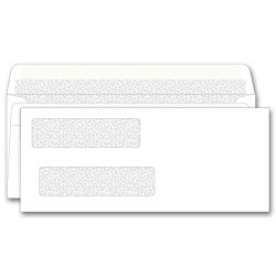 Self Seal Double Window Envelopes 