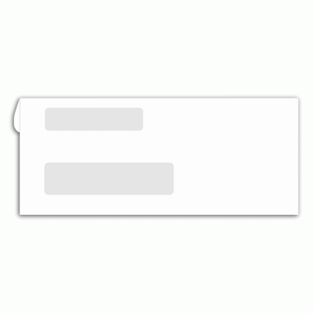 Confidential Dual Window Envelopes 