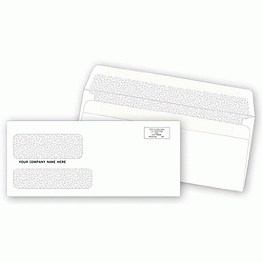 Self –Sealing  Double Window Check Envelopes 