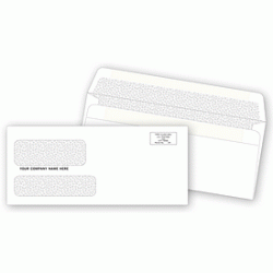 Self –Sealing  Double Window Check Envelopes