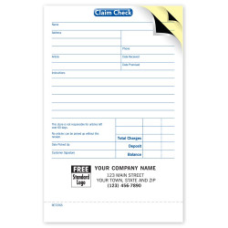 Jewelry Repair Order Form-cum-Envelope