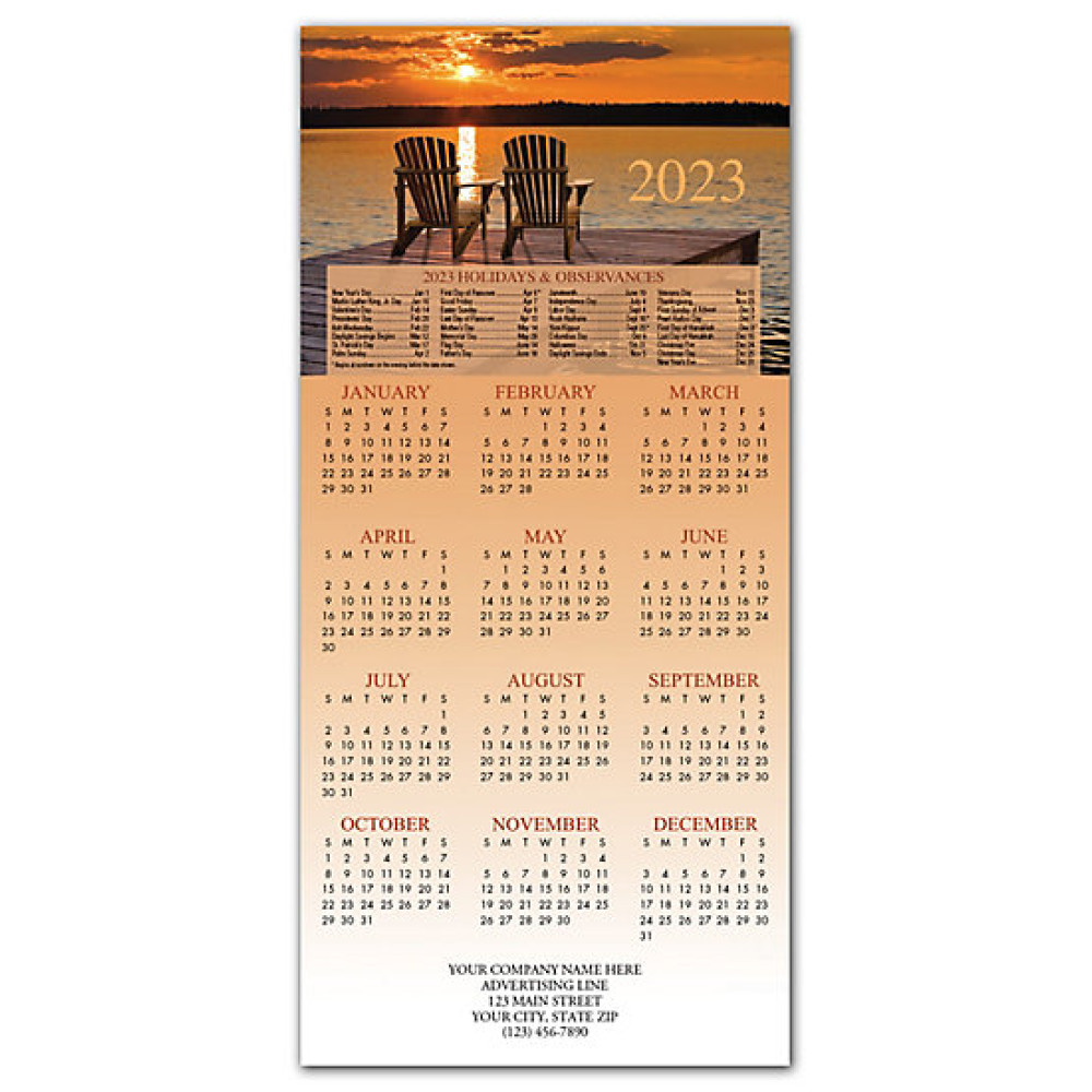 By the Lake Calendar Cards 