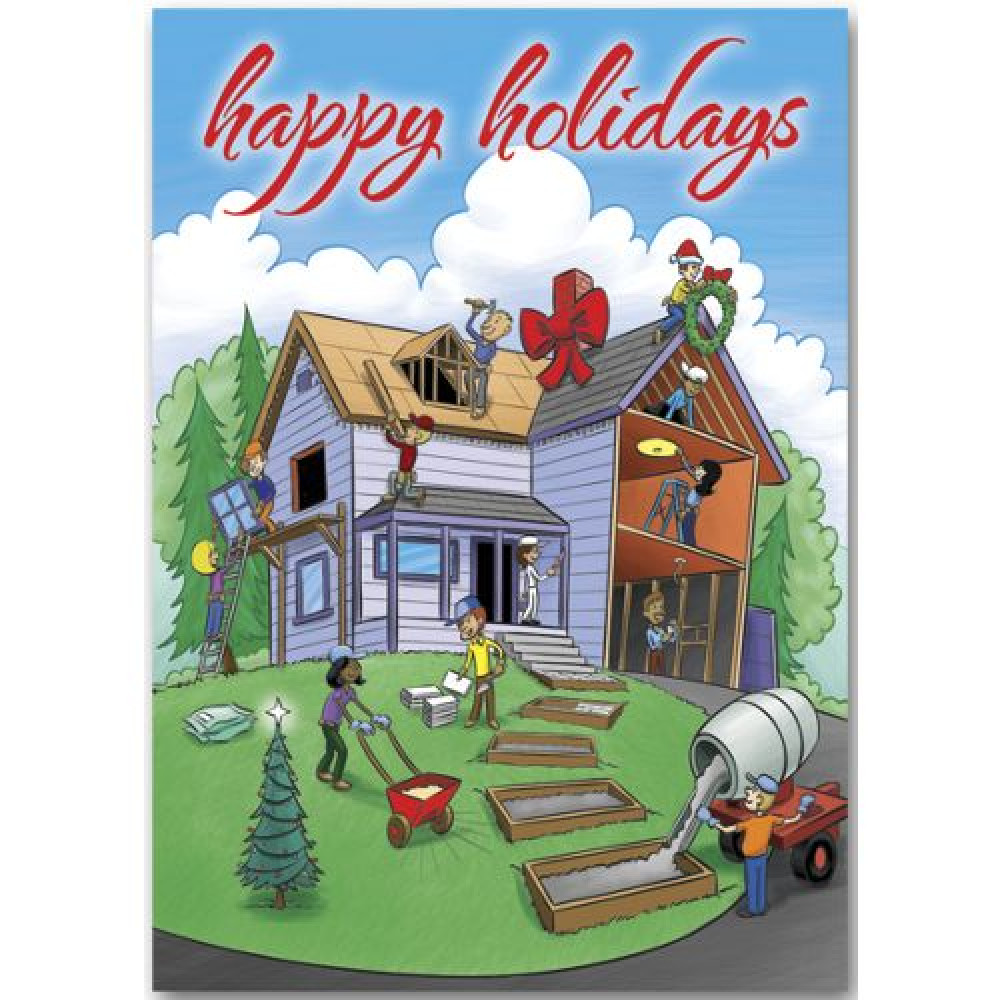 Home For The Holidays Contractor & Builder Cards  