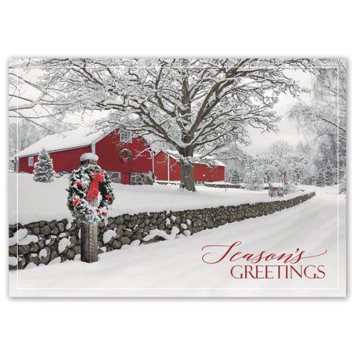 Rustic Ranch Holiday Cards 