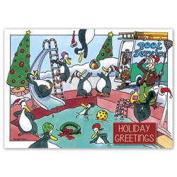 Pool Party Holiday Cards