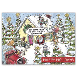 Electric Wishes Contractor & Builder Holiday Cards