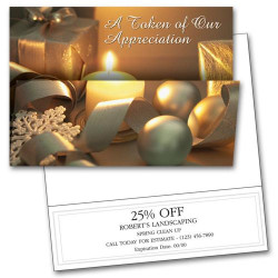 Holiday Token Coupon Cards