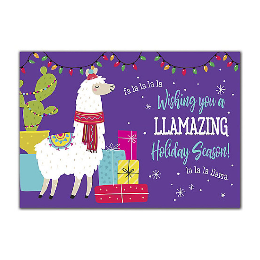 Llamazing Holiday Cards 