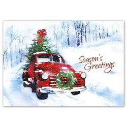 Vintage Vroom Holiday Greeting Cards