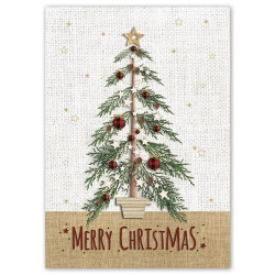 Tartan Tree Holiday Greeting Cards