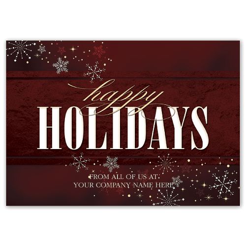 Boldly Delicate Holiday Greeting Cards 