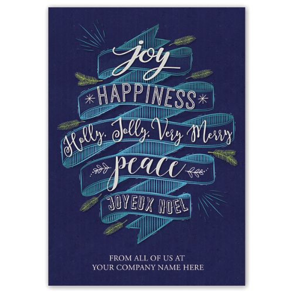 Happiness Abounds Holiday Greeting Cards 