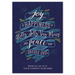 Happiness Abounds Holiday Greeting Cards