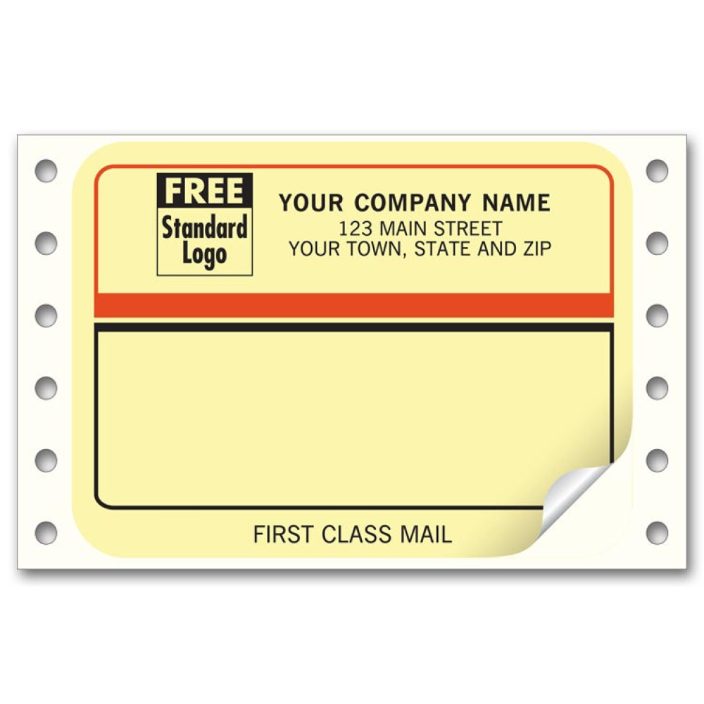 First Class Continuous Mailing Labels 