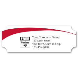 Customized White Glossy Labels