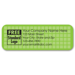 Rectangular Poly Labels with Green Squares