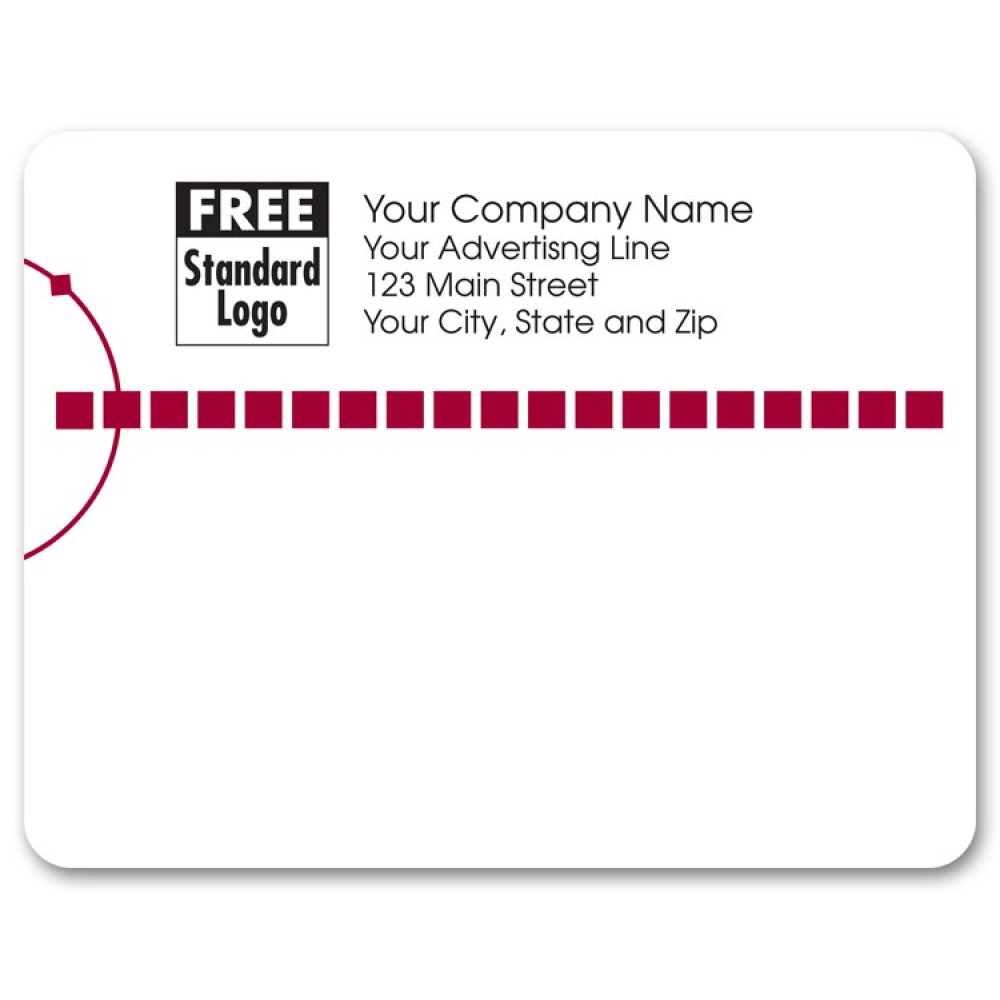 Red Business Promotion Labels 