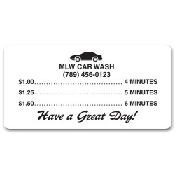 Personalized Price List Paper Label