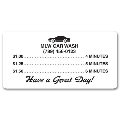 Personalized Price List Paper Label 