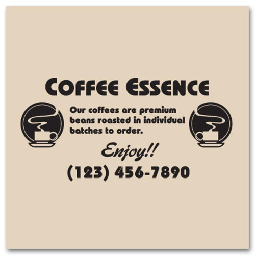 Business Address Advertising Label 