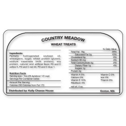 Customized Product Description Labels