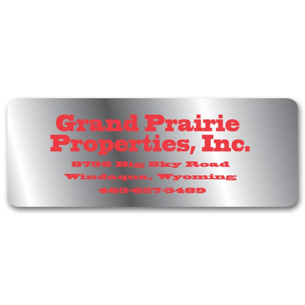 Weatherproof Company Address Labels 