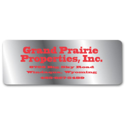 Weatherproof Company Address Labels