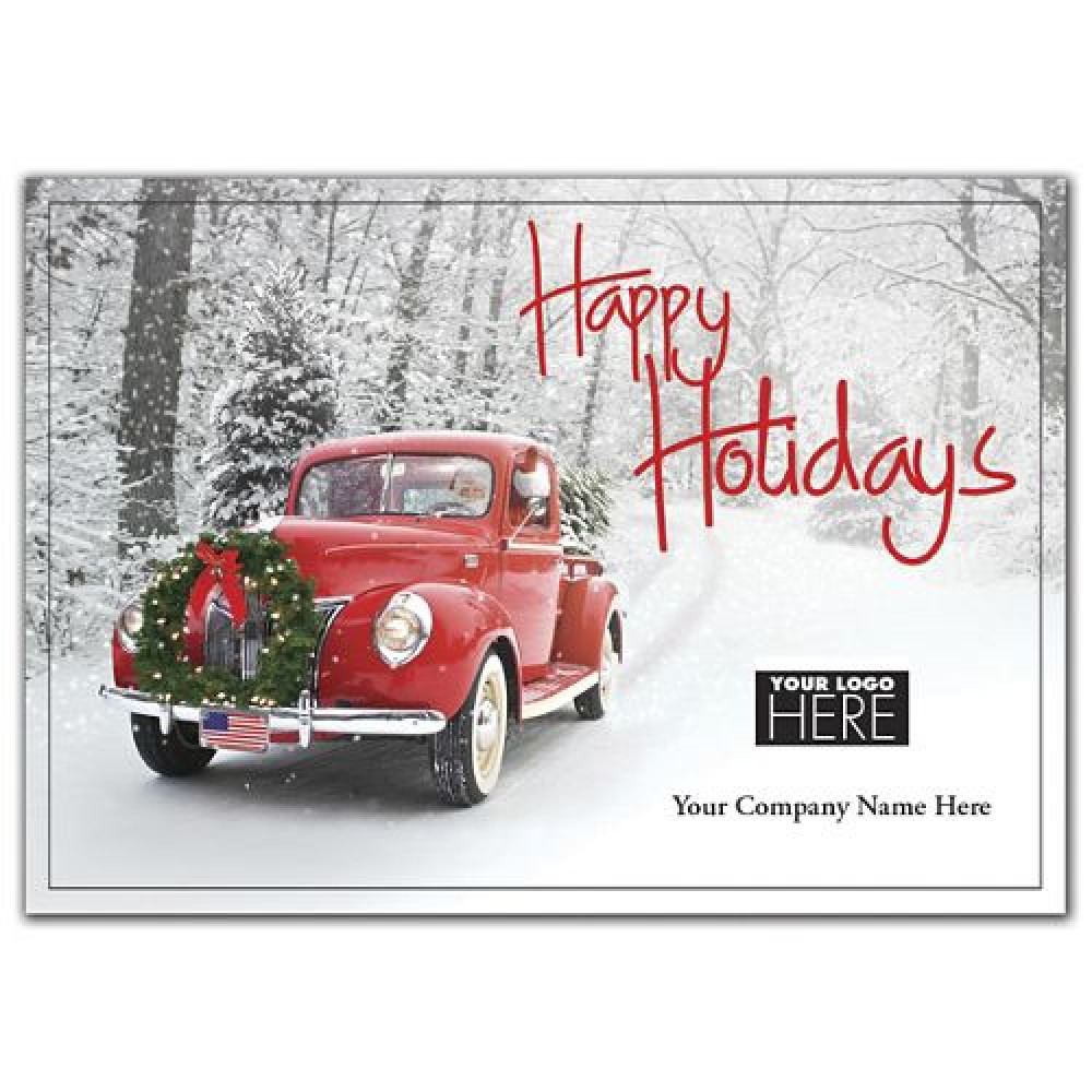 Rolling Home Holiday Logo Cards 