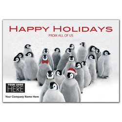 Penguin Parade Holiday Logo Cards