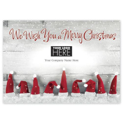 Hats Off Christmas Logo Cards