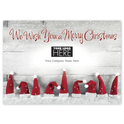 Hats Off Christmas Logo Cards 