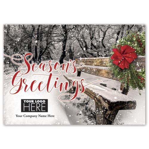 Seasonal View Holiday Logo Cards 