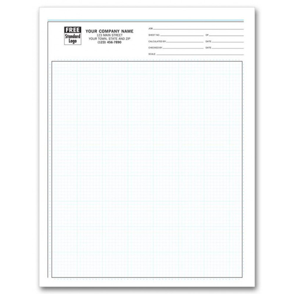 Engineering Graph Pads - 1/8 Inch 