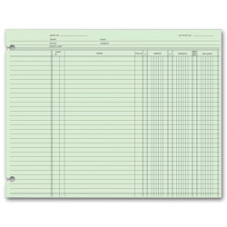 Accounting Ledger Sheets - End Balance