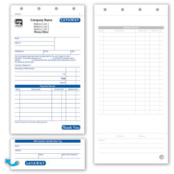 Custom Designed Layaway Forms