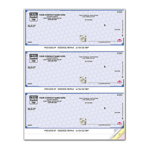 High Security 3 Pg Laser Check 