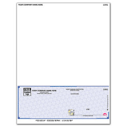 High Security Laser Top P/R Check 7.5 Voucher