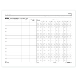 Laser 1095B ACA IRS Copy Continuation Sheet