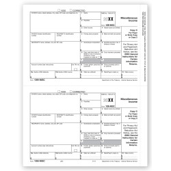 Laser 1099 MISC Income, Payer/State Copy C